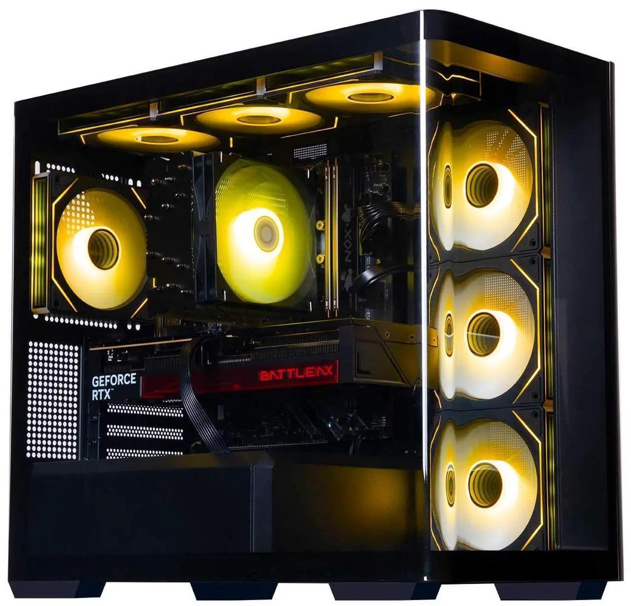 ICEWOLF Gaming Desktop, Ryzen 7 7800X3D, NVIDIA RTX5060Ti ,32GB DDR5 RAM, 1TB M.2 NVMe,Windows 11 ,WIFI, ARGB Fans, AI Ready,Prebuilt Gaming Pc,new computer