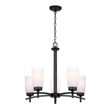 ICH326A05BK-Canarm Inc-Portia - 5 Light Chandelier-21 Inches Tall and 22 Inches Wide