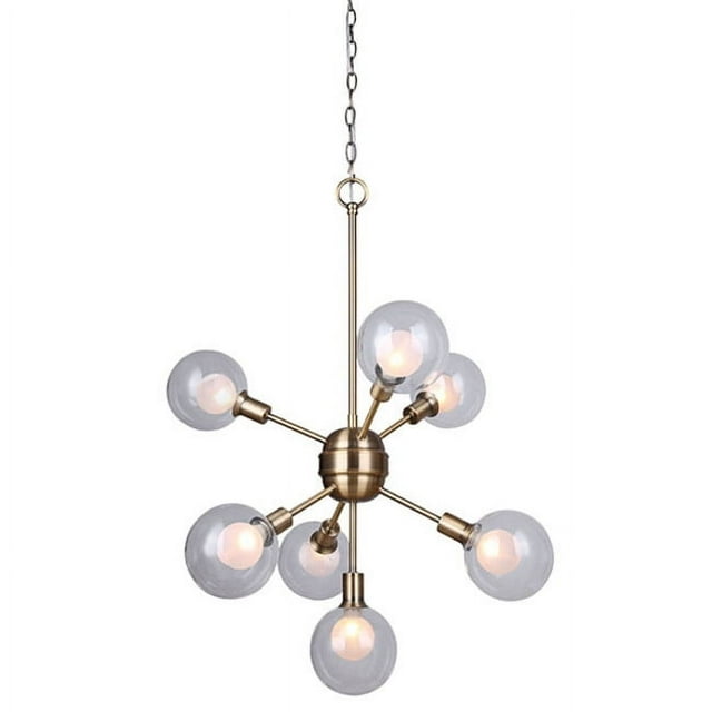 ICH683A07GD9-Canarm Inc-Estella - 7 Light Chandelier-23 Inches Tall and 21.75 Inches Wide