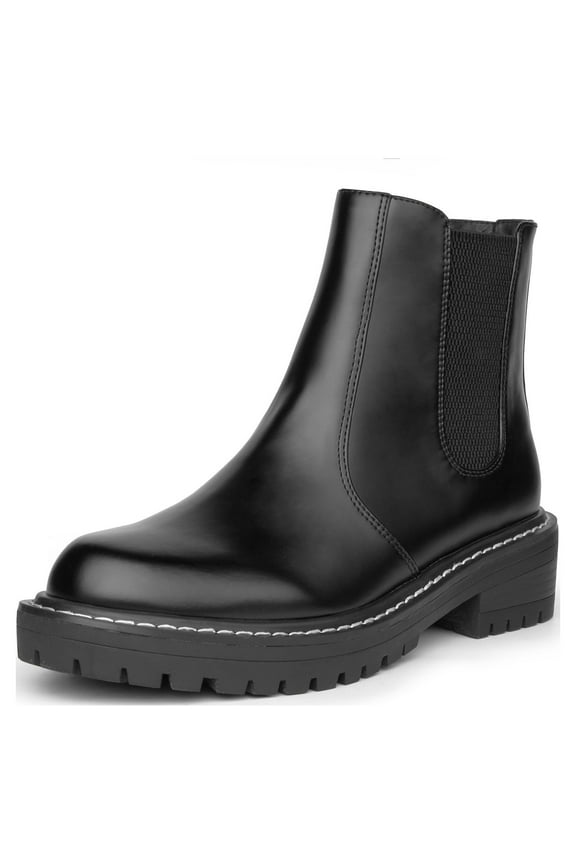 Women's Chelsea Boots Black Female Ankle Booties