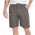 thumbnail image 1 of ICHUANYI Fashion Men's Pocket Zipper Resilience Leisure Time Tooling Short Pants, 1 of 8