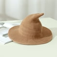 thumbnail image 1 of ICHUANYI Halloween Adult Witches Hats for Women Solid Hat Costume Accessories Halloween Party Witch Hat, 1 of 3