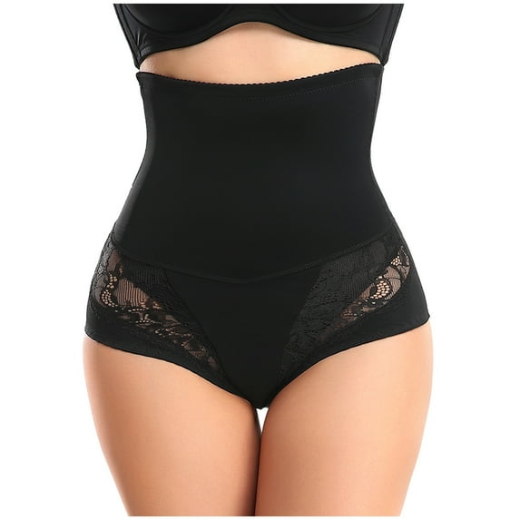 ICHUANYI Lace High Waist Women's Underwear Abdomen Shaping Large Hip Girdle Pants New Year Fashion