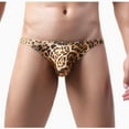 thumbnail image 1 of ICHUANYI Men's Underwear Low Waist Leopard Print Briefs Clearance, 1 of 9