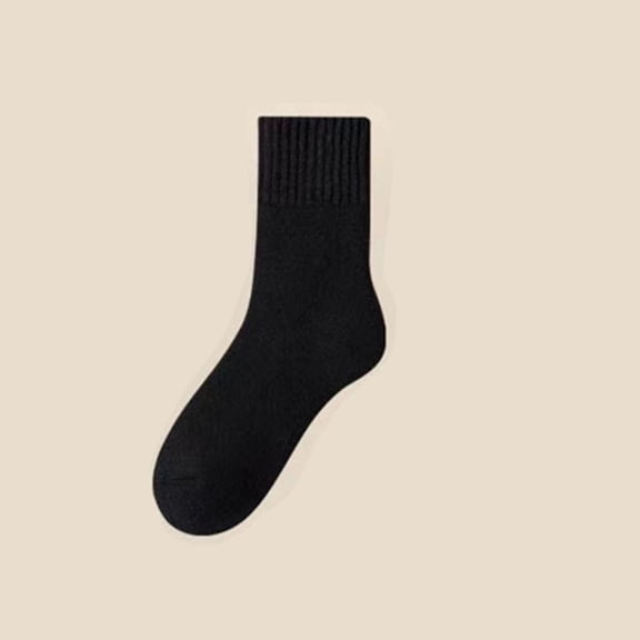 ICHUANYI Mid-Calf Cozy Fuzzy Socks for Maternity Women Soft Warm Mid-Calf Plush Winter Long Socks for Christmas Winter Gifts