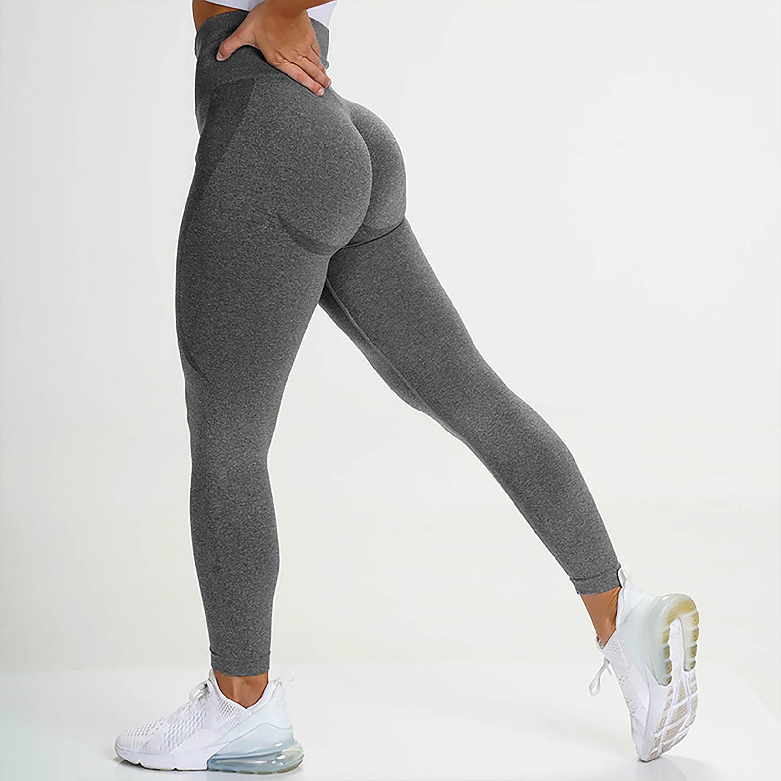 ICHUANYI Seamless Butt Lifting Workout Leggings for Women High Waist Yoga  Pants 