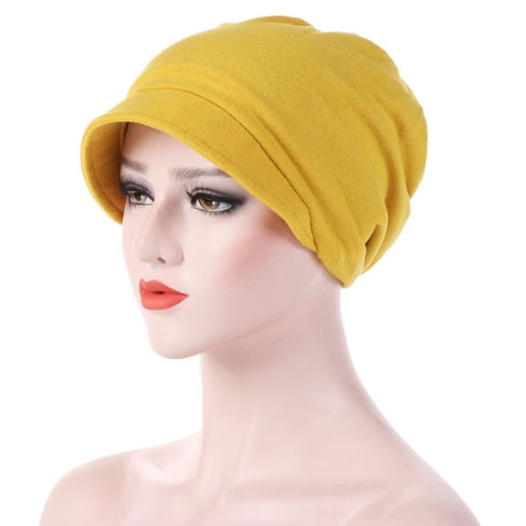 ICHUANYI Slouchy Knit Beanie Hat for Women Soft Warm Ladies Solid Knitted Skull Beanies Cap