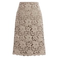 thumbnail image 1 of ICHUANYI Women Fashion Lace Skirt High Waist Solid Slimming A-Line Buttocks A-line Skirt, 1 of 3