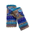thumbnail image 1 of ICHUANYI Women Warm Knit Fingerless Gloves Hand Crochet Thumbhole Winter Arm Warmers Mittens, 1 of 8