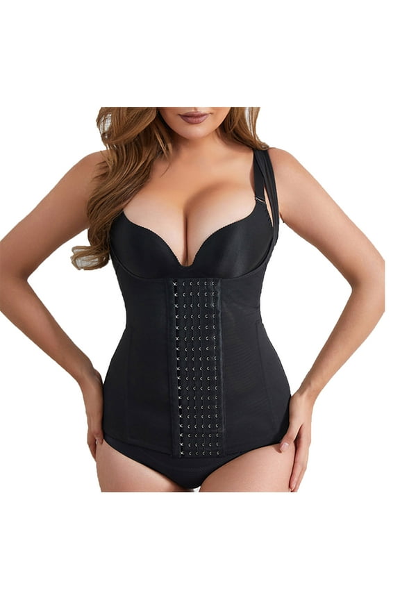 ICHUANYI Women's Body Shaping Clothing, Body Shaping, Waist Tightening, Binding, Plus Size Body Tightening Top, Postpartum Waist Tightening, Belly Lifting, Slim Tops New Year Fashion