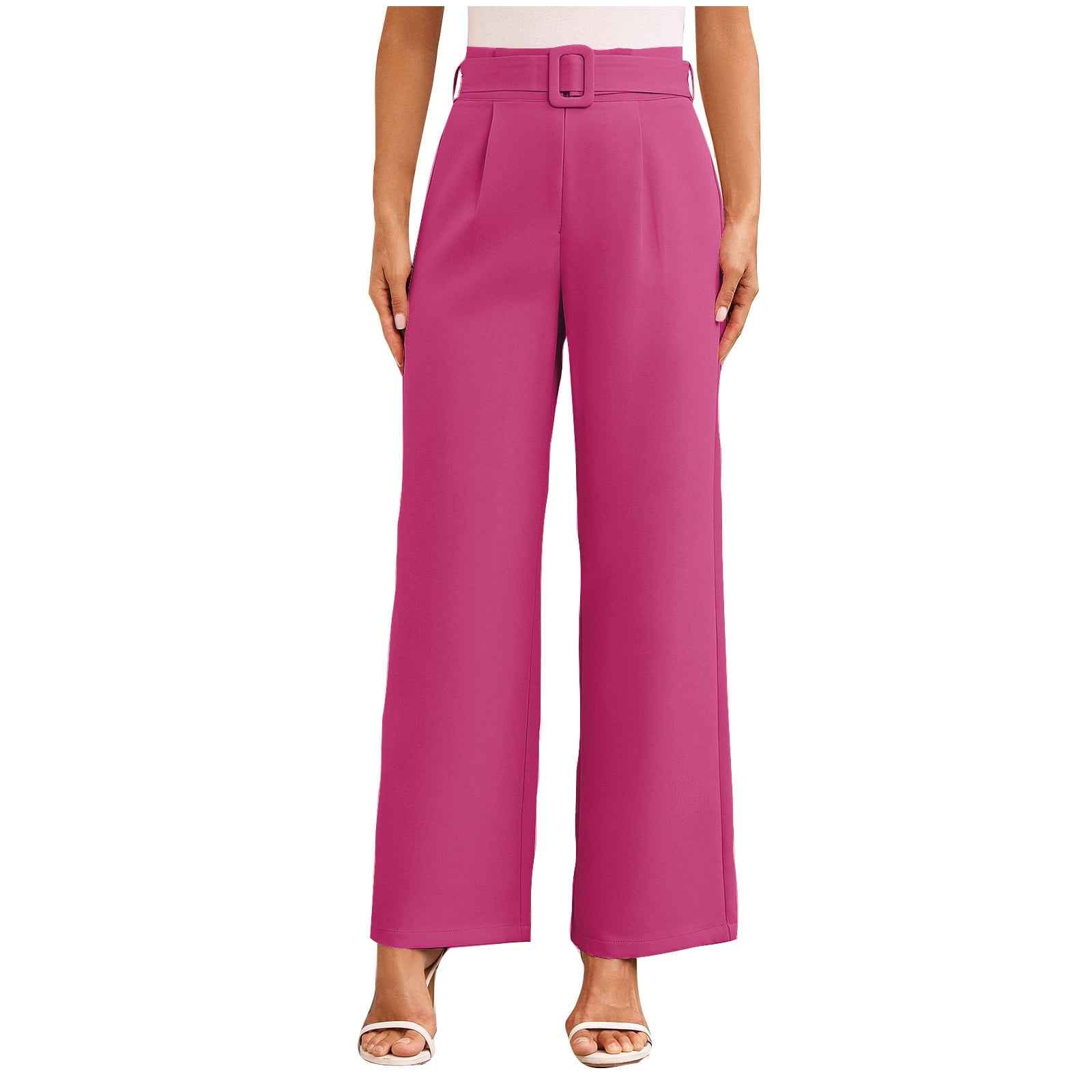 Women's High Waisted Bootcut Dress Pants – Stretchy, Comfy & Professional With Pockets