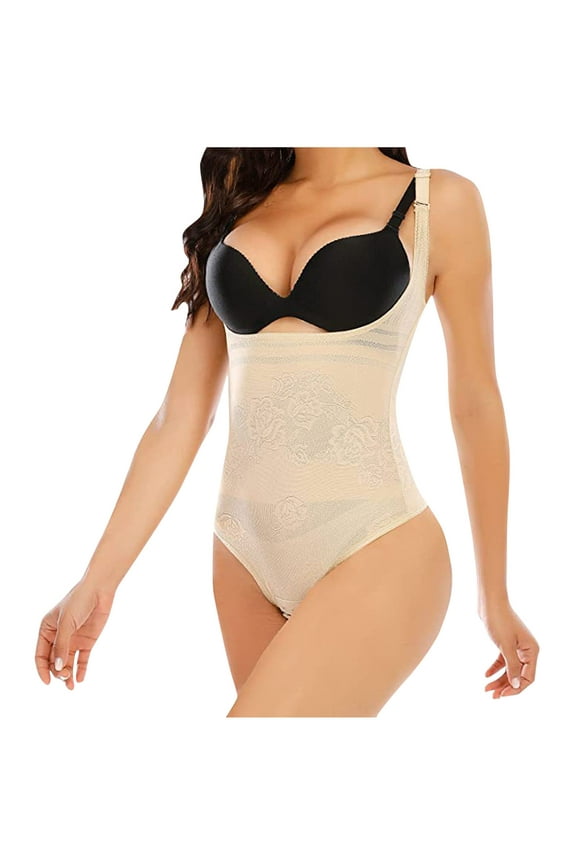 ICHUANYI Women's Breasted Tight Fitting Clothing T-shaped Jumpsuit Lifting Buttocks Tightening Abdomen And Supporting Chest Shapewea2024