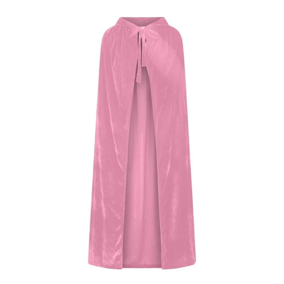 ICHUANYI Women's Fashion Mediaeval Cos Role Play Stage Costumes Velvet Hooded Coat Cloak Fall Winter Outwear