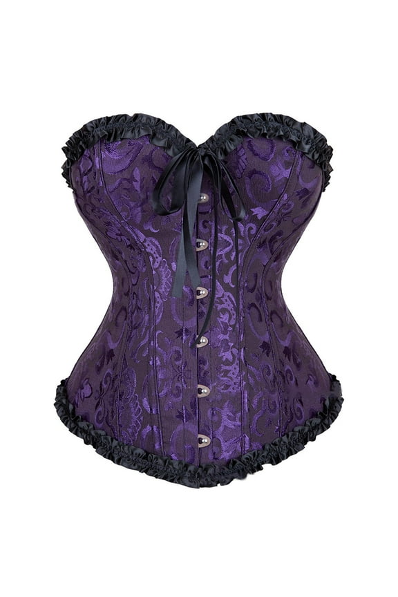 ICHUANYI Women's Fashion Plus Size Corsets Shapewear Solid Underwear