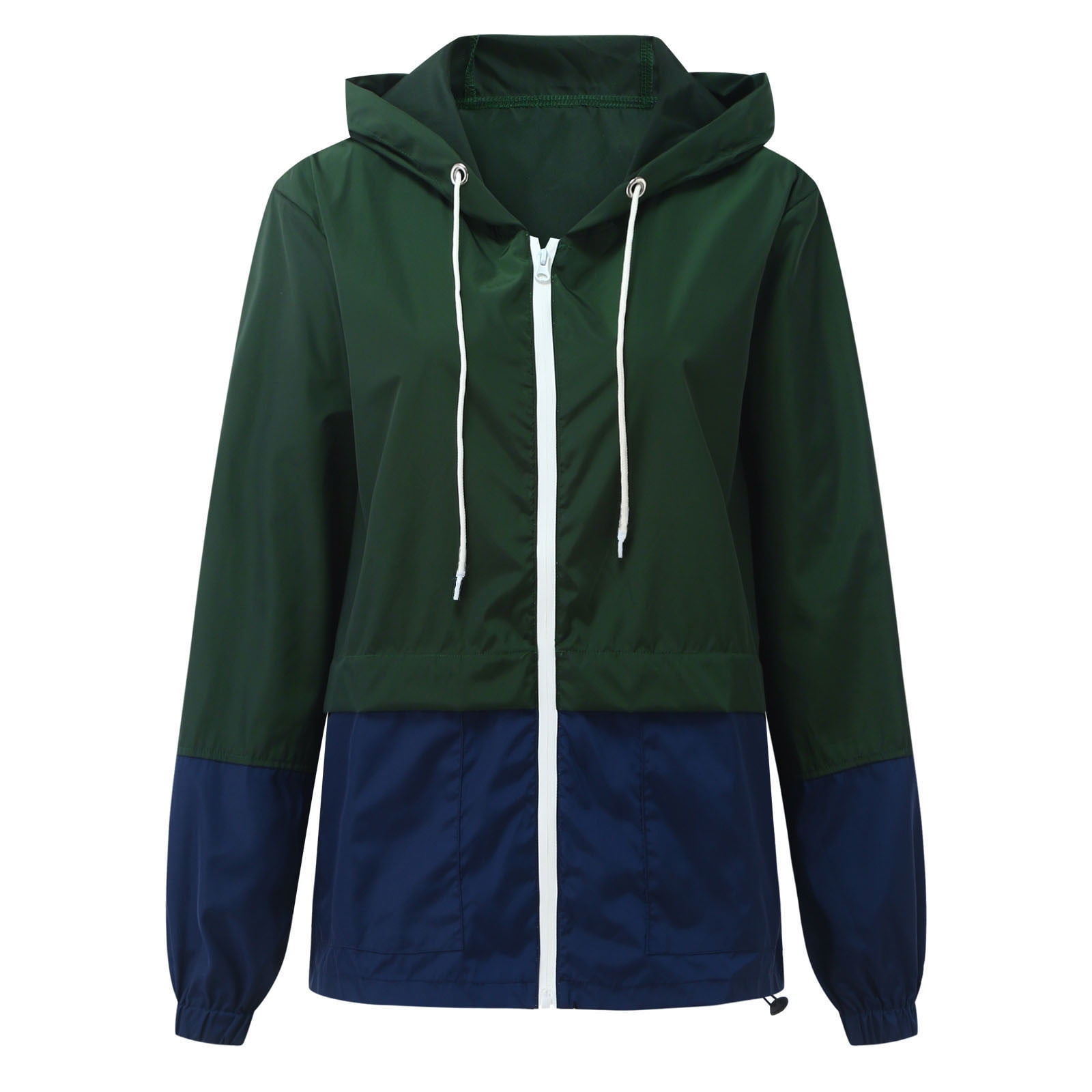 Colorblock hooded windbreaker shop