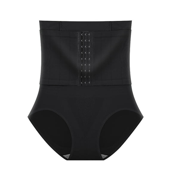 ICHUANYI Women's High Waist Hip Lifting Crotch Ant-Glazing Body-Building Corset Trousers End Of Year