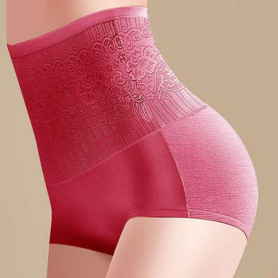 ICHUANYI Women's High Waist Nice Buttocks Peach Buttocks Belly-up Pants Buttocks Panties