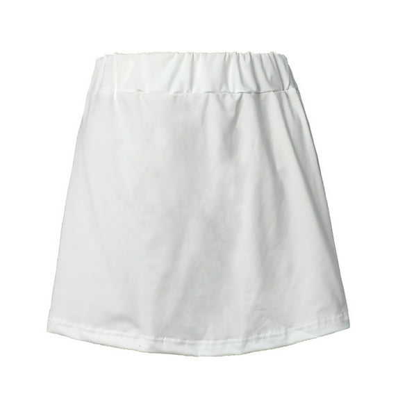 ICHUANYI Women's Layered Tiered Sheer Shirt Extender Extender Half Slip Plus Size Skirt