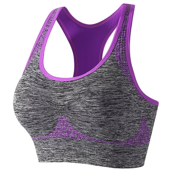 ICHUANYI Women's Sports Bra Fitness Running Shockproof Yoga Tank Top No Steel Ring Comfort Sports Bra New Fashion
