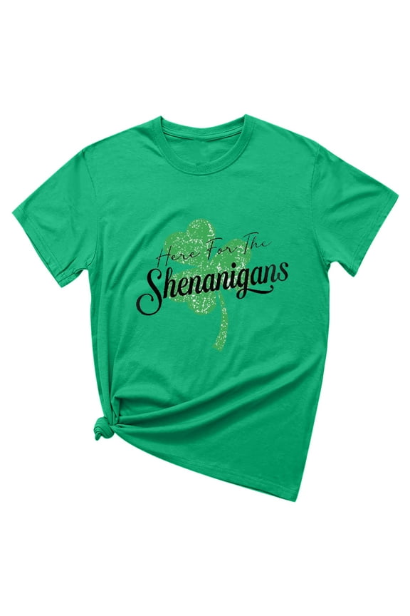 ICHUANYI Women's T-shirt Fashion Valentine's Day Print Shirts Casual Crew Neck Short Sleeve Tops Cloth New Trending