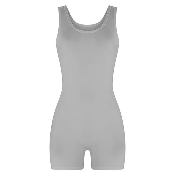 ICHUANYI Women's Yoga Sports Solid Color Sportswear, Comfortable Jumpsuit One-piece Suit Summer Fashion 2024
