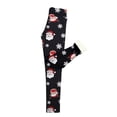 thumbnail image 1 of ICHUANYI Womens Christmas Printed Warm Tight Thick Plush Wool Waist Pants Trousers Leggings Winter Clearance, 1 of 5
