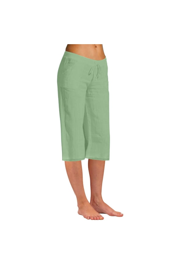 ICHUANYI Womens Fashion Casual Pants Loose Pockest Elastic Waist Trousers 2023 New Winter Clothing