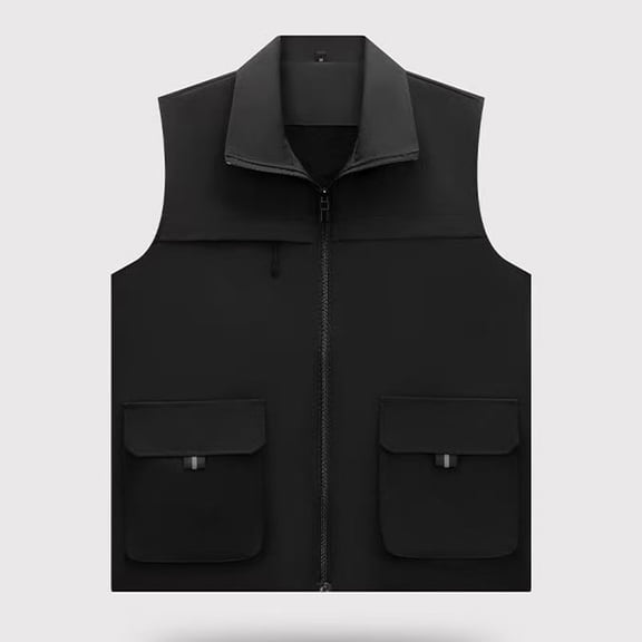 ICHUANYI Womens Packable Fishing Travel Hiking Vests Outerwear Waterproof Windbreaker Jacket Cargo Vest Waistcoat Jacket