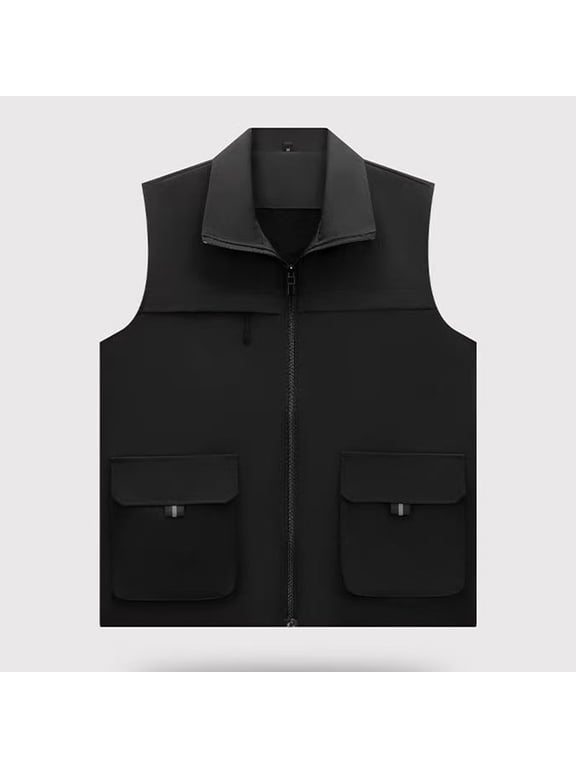 ICHUANYI Womens Packable Fishing Travel Hiking Vests Outerwear Waterproof Windbreaker Jacket Cargo Vest Waistcoat Jacket