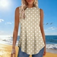 thumbnail image 1 of ICHUANYI Womens Tank Tops Loose Fit Casual Sleeveless Tops Non-Positioned Print Trendy Summer Tops Clothes Outfits, 1 of 6