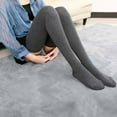 ICHUANYI Womens Thigh High Socks Extra Long Cotton Solid Warm Thick