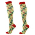 thumbnail image 1 of ICHUANYI Womens Trendy Knee High Christmas Socks Soft Funny Novelty Holiday Long Socks for Adults, 1 of 2