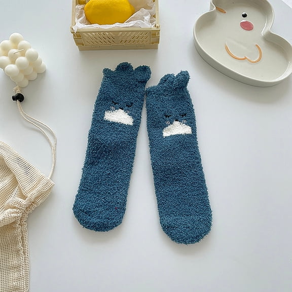 ICHUANYI Womens Winter Warm Fuzzy Sock Cozy Fluffy Sock Christmas Socks for Women Gifts