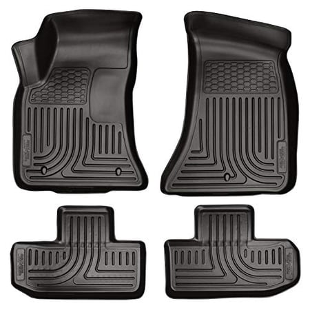 Husky Liners Fits 2011-15 Dodge Challenger Weatherbeater Front & 2nd Seat Floor Mats