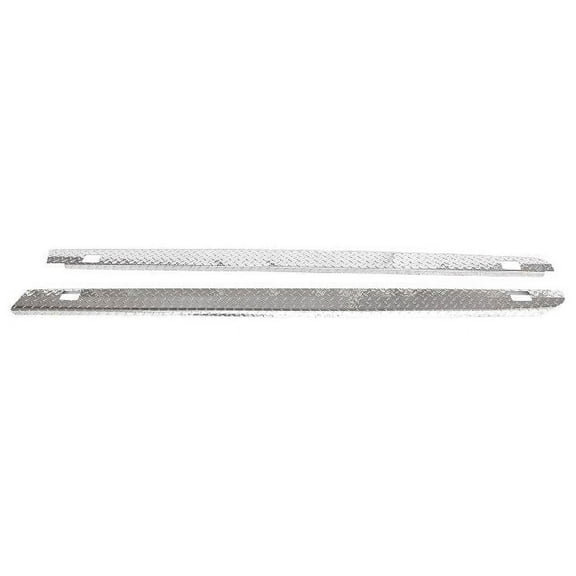 ici spbr46tb treadbright aluminum truck bed rail cap with holes