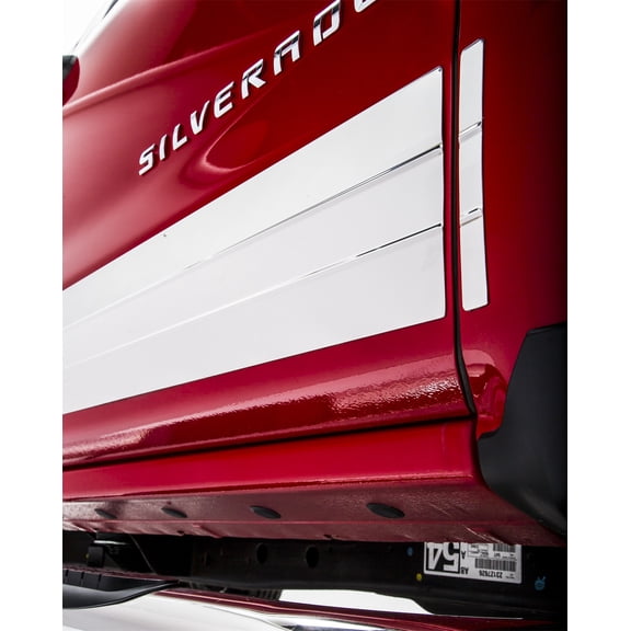 ICI Special Edition Series Rocker Panel Compatible with 2014-2018 GMC Sierra 1500, 2015-2019 GMC Sierra 2500, GMC Sierra 3500 2015-2019 Double Cab 6'6" Bed