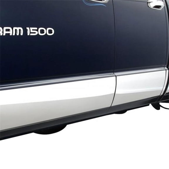 ICI Stainless 2017-2017 F250-F350 Super Duty Crew Cab 6.5 ft. Rocker Panels - 4.5 in. Wide