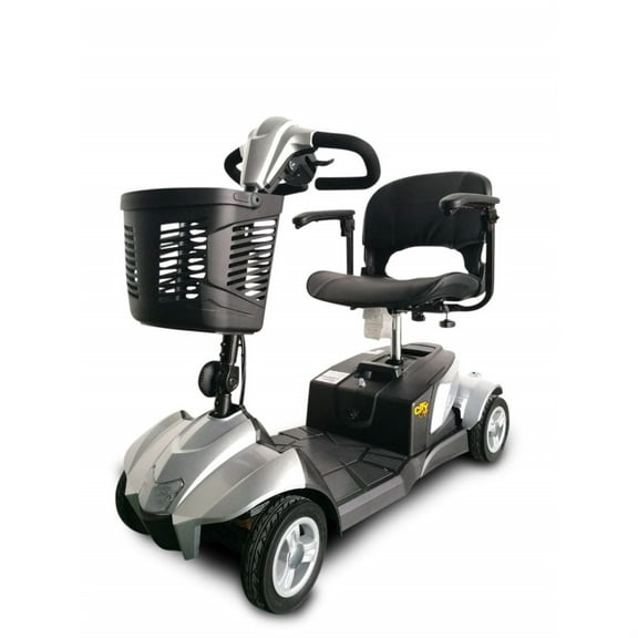 Ev Rider CityCruzer 4 Wheels Transportable Mobility Scooter, Silver