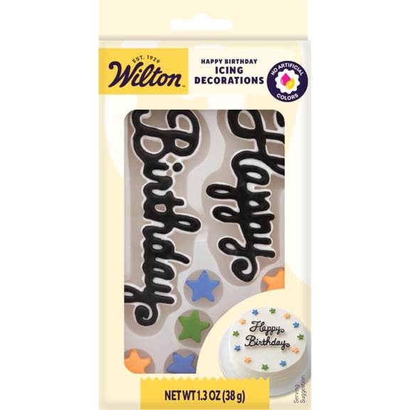 ICING DEC ROYAL HBD SCRIPT AND STARS