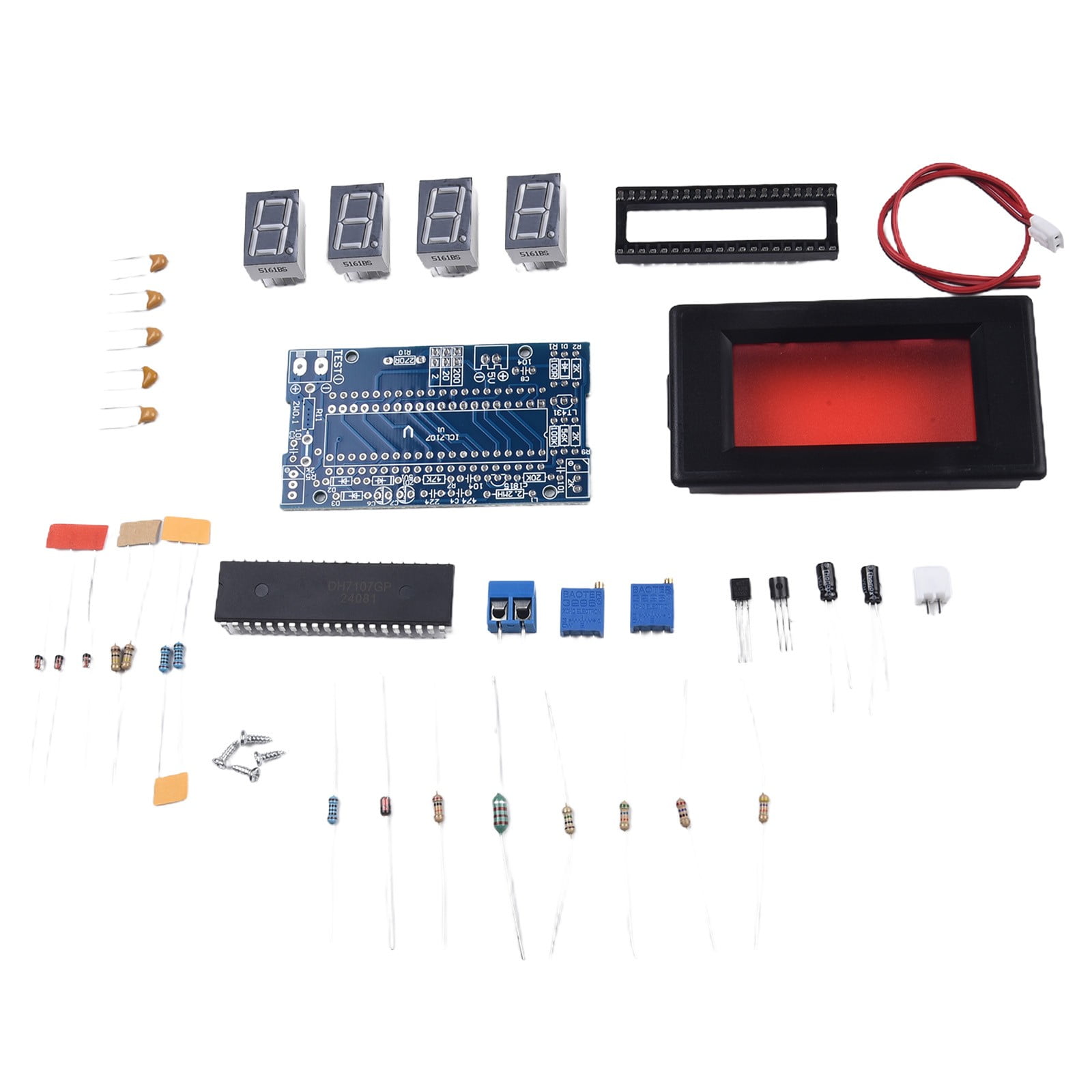 ICL7107 DC5V Digital Voltmeter Module DIY Parts Kit for e-learning ...