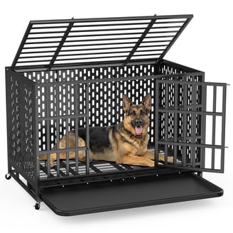 TOLEAD Wood Corner Dog Crate Furniture, 43.9