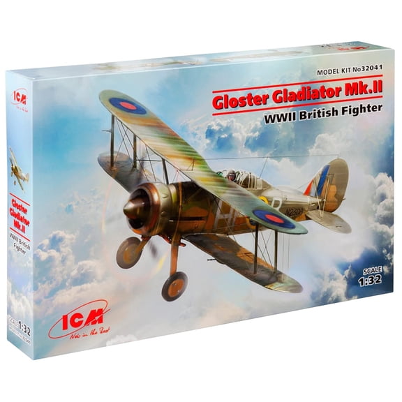 ICM 1:32 - Gloster Gladiator Mk.II, WWII British Fighter