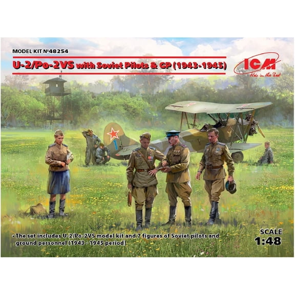ICM 1:48 - U-2/Po-2VS with Pilots & GP (1943-1945)