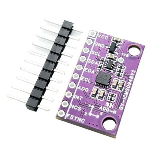 Module Capteur De Mouvement 9 Axes SHOOYIO ICM-20948 - Accéléromètre, Gyroscope, Magnétomètre, Faible Consommation, I2C