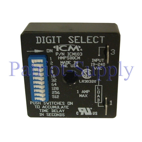 ICM Controls ICM103B 1-1,023 Time Relay, Delay-on-Make Timer