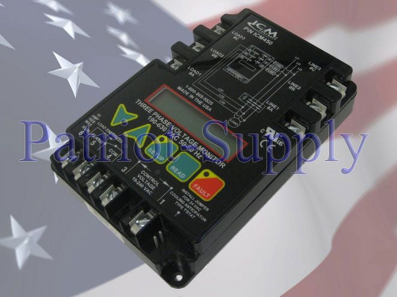 ICM Controls ICM450A Programmable 3Phase Line Voltage Monitor