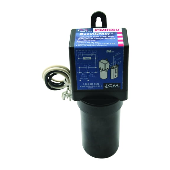 ICM Controls ICM866U Universal Hard Start Kit, Meets UL