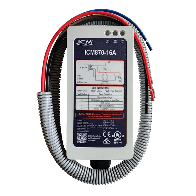 Icm Controller ICM Controls ICM870 Series 16A Soft Start W/ Over-Current Protection ...