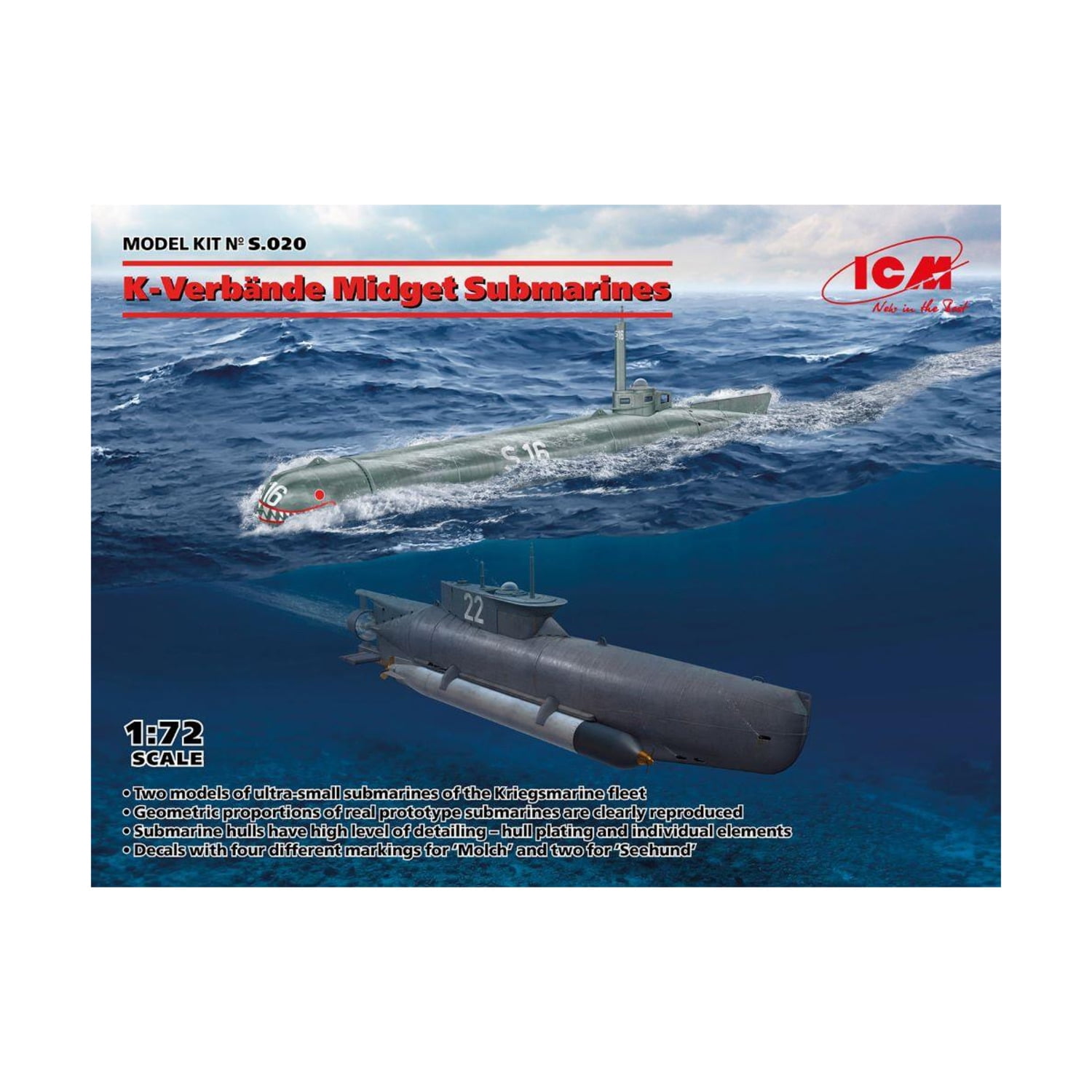 Icm K Verbande Midget Submarines 2 New Walmart Icm K Verbande Midget Submarines 2 New Walmart