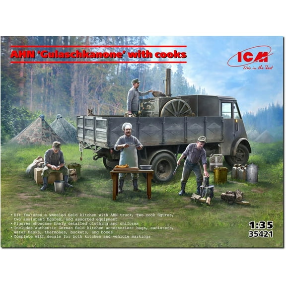 ICM - Maquette Camion Ahn "gulaschkanone" With Cooks icm 35421 1:35 Maquette Char Promo